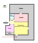 Тристаен апартамент в Пазарджик, Ставропол