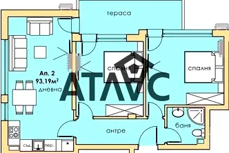 Тристаен апартамент в Пловдив, Съдийски