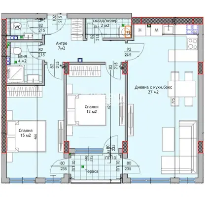 Photo 5 — 3-bedroom apartment in Plovdiv, Trakiya