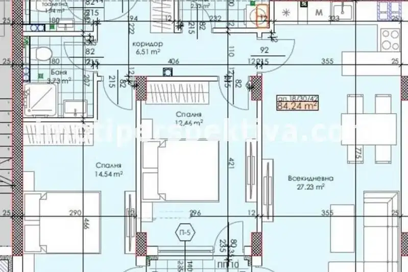 3-bedroom apartment in Plovdiv, Trakiya