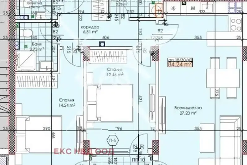 3-bedroom apartment in Plovdiv, Trakiya