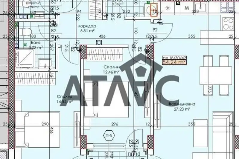 3-bedroom apartment in Plovdiv, Trakiya