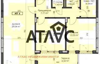 Тристаен апартамент в Пловдив, Тракия