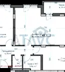 Тристаен апартамент в Пловдив, Тракия