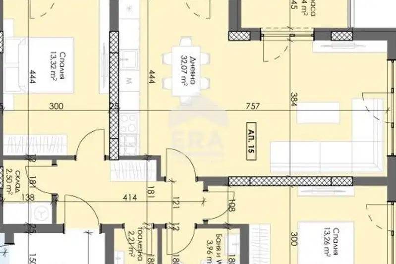 3-bedroom apartment in Plovdiv, Trakiya