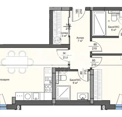 Photo 4 — 3-bedroom apartment in Plovdiv, Trakiya