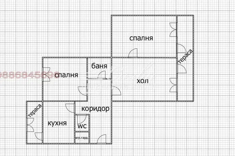 3-bedroom apartment in Shumen, Trakiya