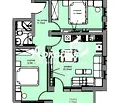 Снимка 2 — Тристаен апартамент с тераса в нова сграда в Тракия, Пловдив