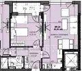 Снимка 2 — Тристаен апартамент в Пловдив, Тракия