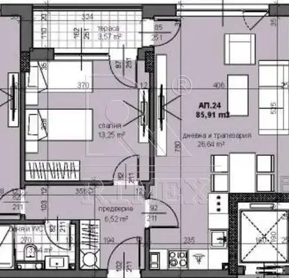 Photo 2 — 3-bedroom apartment in Plovdiv, Trakiya
