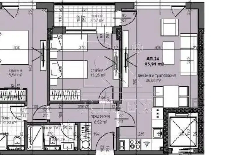 3-bedroom apartment in Plovdiv, Trakiya