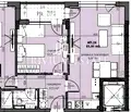 Снимка 2 — Тристаен апартамент в Пловдив, Тракия