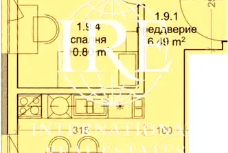 Тристаен апартамент във Варна, Трошево