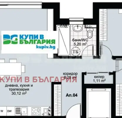 Снимка 4 — Тристаен апартамент във Варна, Виница