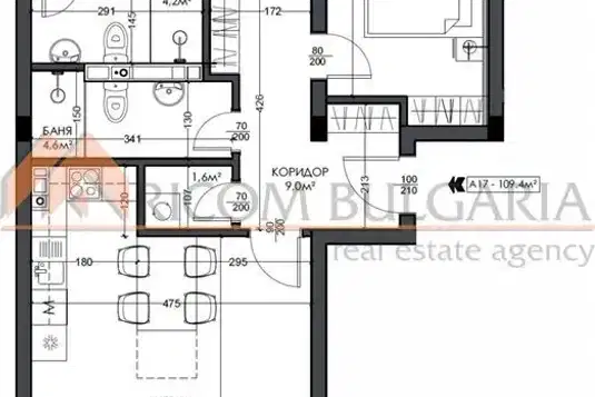 3-bedroom apartment in Varna, Vinica