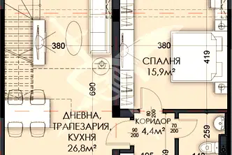 Тристаен апартамент във Варна, Виница