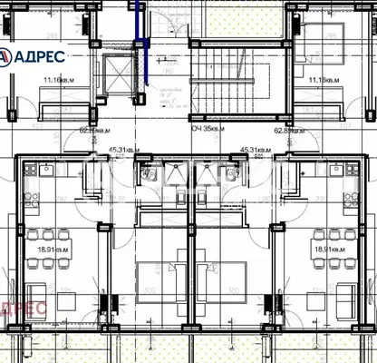 Снимка 2 — Тристаен апартамент във Варна, Виница