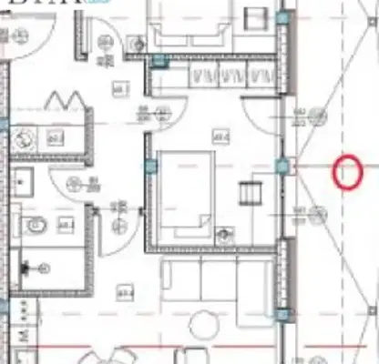 Снимка 5 — Тристаен апартамент с морска панорама във Виница, Варна