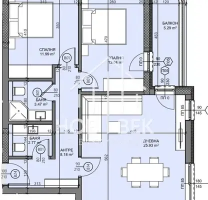Photo 4 — 3-bedroom apartment in Varna, Vladislav Varnenchik 1