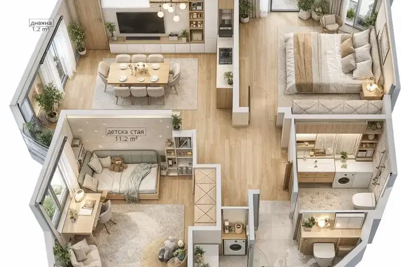3-bedroom apartment in Varna, Vladislav Varnenchik 1