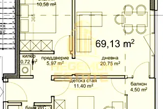 Тристаен апартамент във Варна, Владислав Варненчик 1