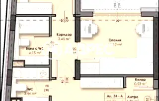 Тристаен апартамент в София, Връбница 2