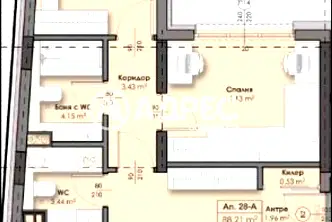 Тристаен апартамент в София, Връбница 2