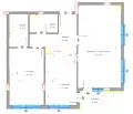Снимка 2 — Тристаен апартамент в Пловдив, Въстанически