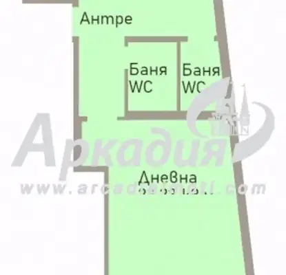 Снимка 2 — Тристаен апартамент в Пловдив, Въстанически