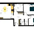 Снимка 2 — Тристаен апартамент в Пловдив, Въстанически