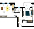 Снимка 2 — Тристаен апартамент в Пловдив, Кючук Париж