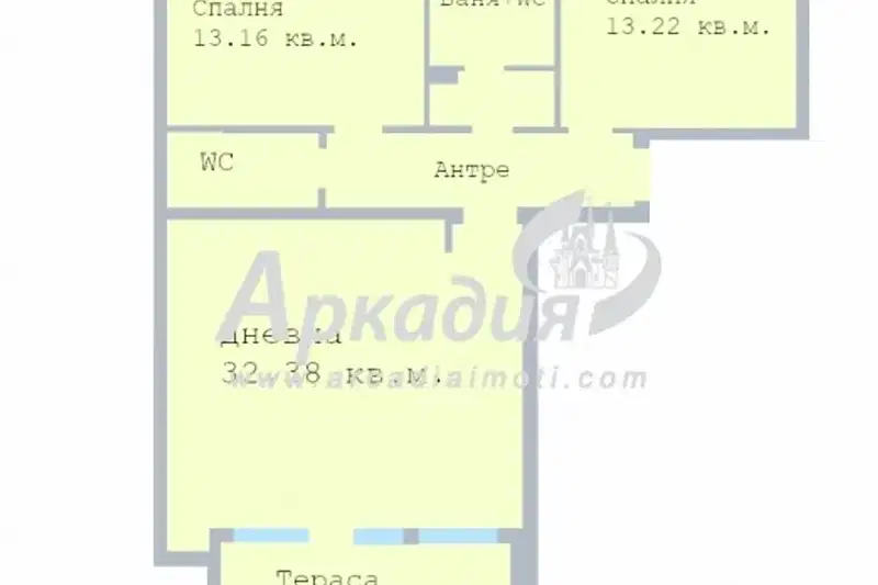 Тристаен апартамент с две тераси в Въстанически, Пловдив