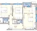 Снимка 2 — Тристаен апартамент в Пловдив, Въстанически