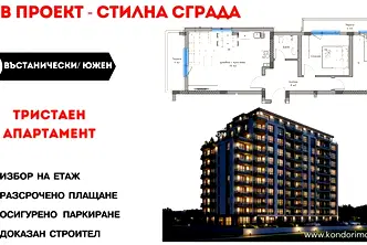 Тристаен апартамент в Пловдив, Въстанически