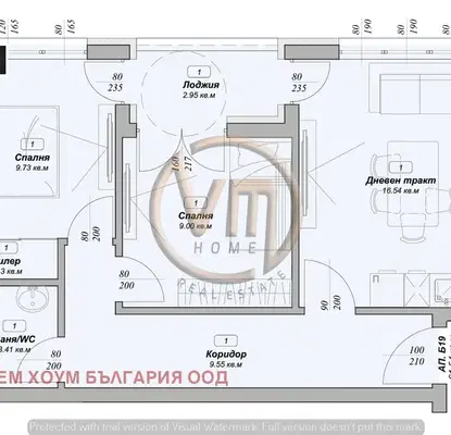 Снимка 4 — Тристаен апартамент във Варна, Възраждане 3