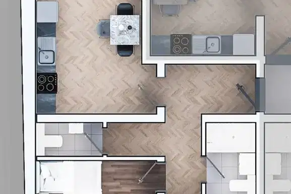 3-bedroom apartment in Sofia, Zona B-19
