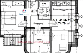 Тристаен апартамент в София, Зона Б-19
