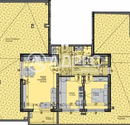 Снимка 3 — Тристаен апартамент в Бургас, Зорница