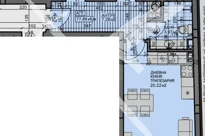 3-bedroom apartment in Burgas, Zornica