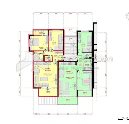 Снимка 2 — Тристаен апартамент в Бургас, Черноморец