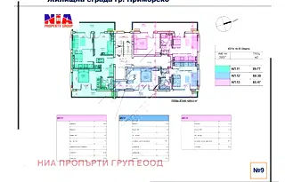 Тристаен апартамент в Бургас, Приморско