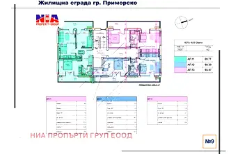 Тристаен апартамент в Бургас, Приморско