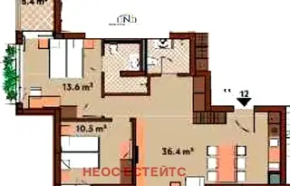 Тристаен апартамент в Бургас, Созопол