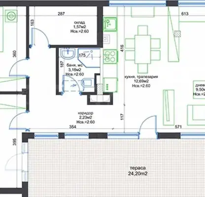 Photo 3 — 3-bedroom apartment in Oblast Burgas, Sozopol