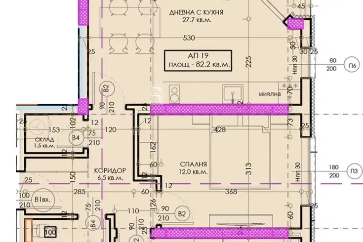 3-bedroom apartment in Oblast Pazardjik, Велин