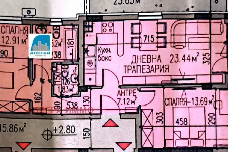 Тристаен апартамент в Пловдив, Асенов