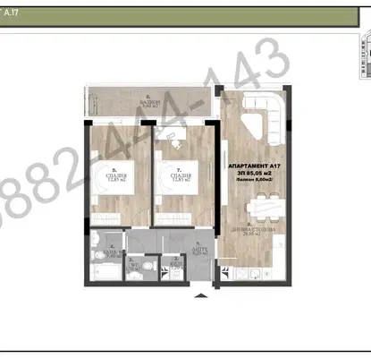 Photo 2 — 3-bedroom apartment in област София, Elin Pelin