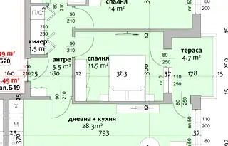 Тристаен апартамент в Стара Загора, Казанлък