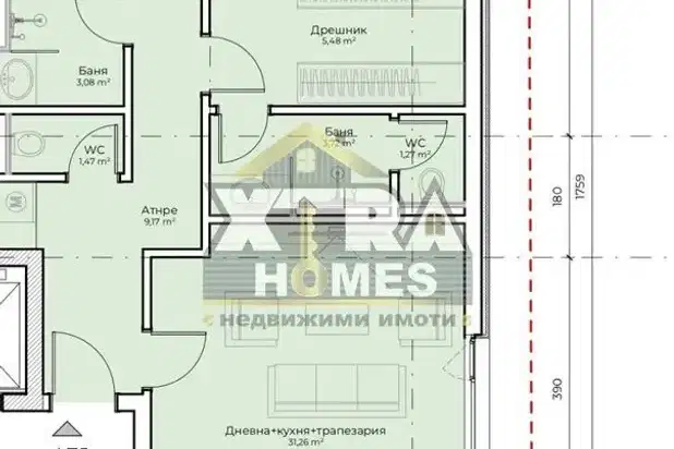 3-bedroom apartment in Bistrica