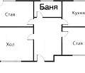 Снимка 2 — Тристаен апартамент на последен етаж с югоизточно изложение в Център, София
